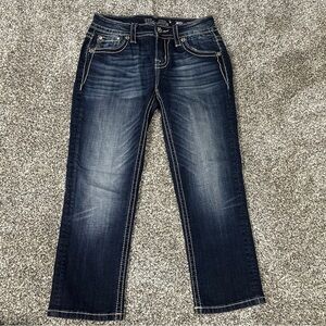 Miss Me Jeans Capris Sz 25 Womens Juniors Cropped